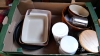 4 BOXES KITCHENWARE TRAVEL MUGS ETC - 4