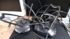 2 SMALL TECHNIKA TV'S DVD PLAYER ETC- ONE REMOTE IN OFFICE - 2