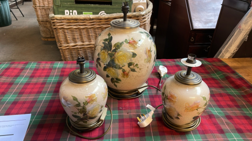 3 TABLE LAMPS