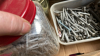 3 BOXES SCREWS NAILS ETC - 6