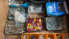 3 BOXES SCREWS NAILS ETC - 9