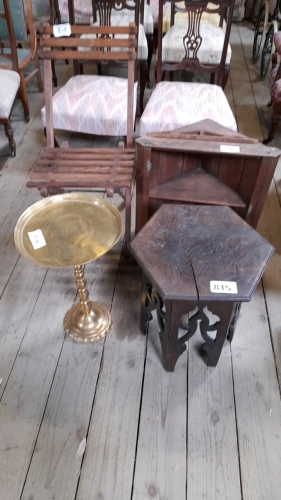 STOOL, CHAIR, PLANT STAND ETC