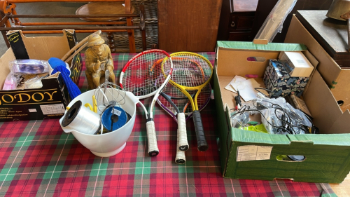 2 BOX MISC ITEMS