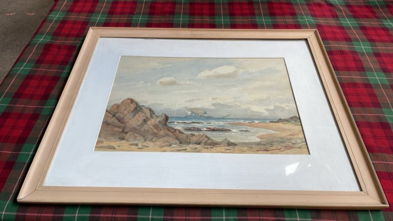 SCOTTISH W/C BASS ROCK SIGNED