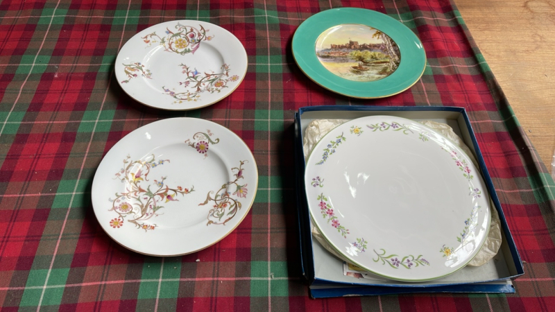 2 ROYAL WORCESTER PLATES