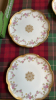 BOX- MAPLES & CO DESSERT SET- 1 PLATE DAMAGED - 2
