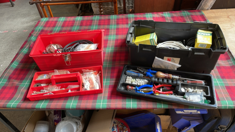 2 TOOL BOX & CONTENTS