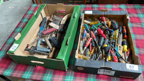 2 BOXES MIXED TOOLS