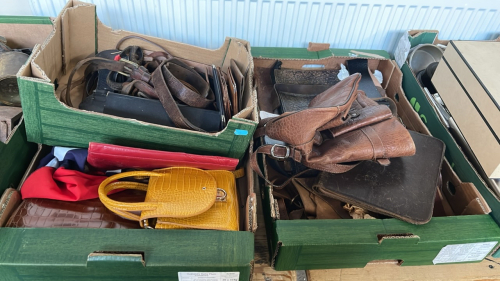 2 BOX BAG, BELTS ETC