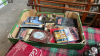 3 BOX METAL WARE, BOOKS ETC - 2