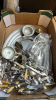 3 BOX METAL WARE, BOOKS ETC - 9
