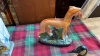 BOX ANIMAL DISHES ETC - 8