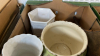 3 BOX VASES, JUGS ETC - 3
