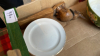2 BOX GLASSES, TRAYS, BUTTER PATS ETC - 11