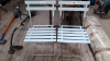 2 GARDEN CHAIRS