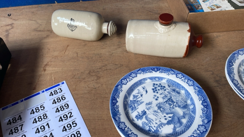 BOX IRON HOT WATER BOTTLES & CHINA