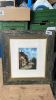 SIGNED OIL PAINTING-STREET SCENE