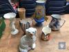 BOX VASES WALLY DOG ETC