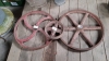 3 CAST WHEELS