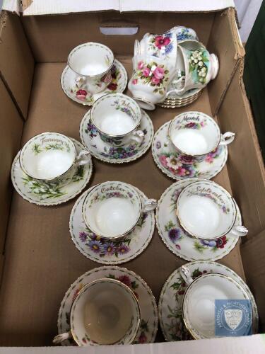 BOX ROYAL ALBERT TEA CHINA