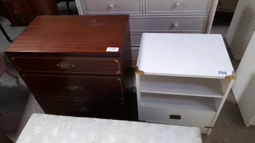 CHEST DRAWERS & SHELF UNIT