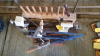 Small wood lathe c/w associated hand tools & chucks - 2