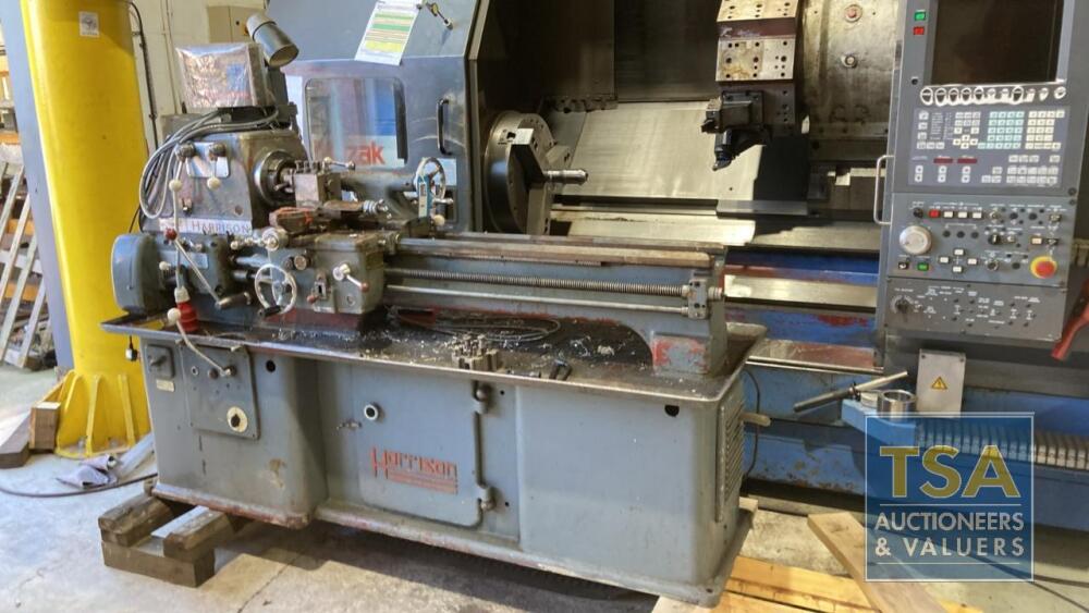 Harrison 13 Swing Lathe With Sinpo DROII-2L Controller