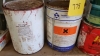 Assorted opened base paint galvanised, red lead anti rust - 2
