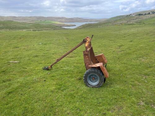 Silage/Hay Buggy Used on quad for big silage bale