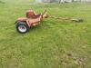 Silage/Hay Buggy Used on quad for big silage bale - 2