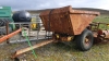 Small Dump Trailer Double acting tipping rams