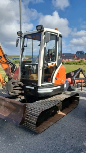 Kubota 5.2Ton Excavator 161-3 Wide 550mm Steel Tracks - 2400hr