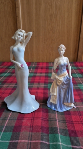 BOX 2 COALPORT FIGURINES