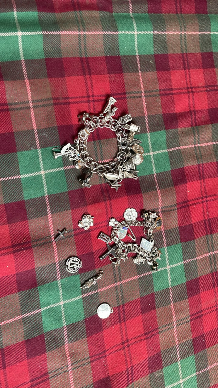 2 CHARM BRACELETS