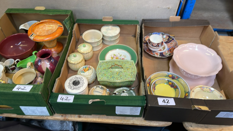 3 BOXES ASSORTED CHINA ETC