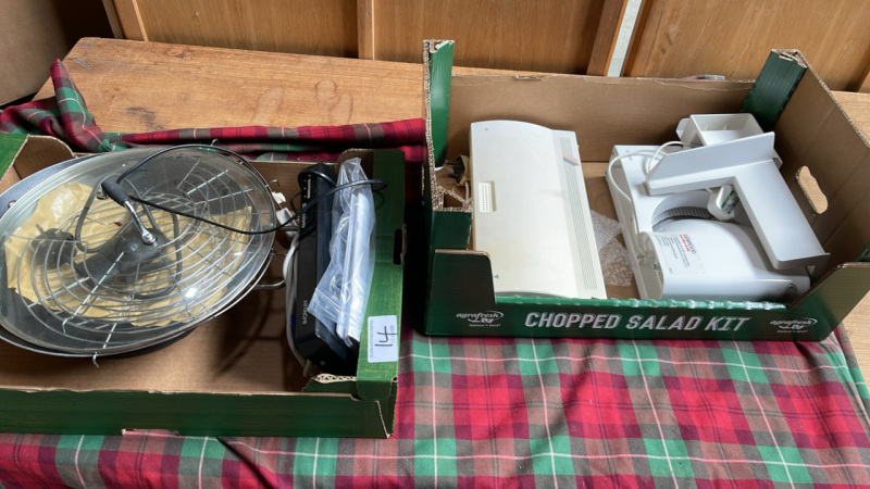 2 BOXES-FREEVIEW BOX COOKER SEALER & SLICER