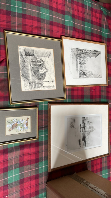 BOX-4 SKETCHES / ETCHINGS ETC