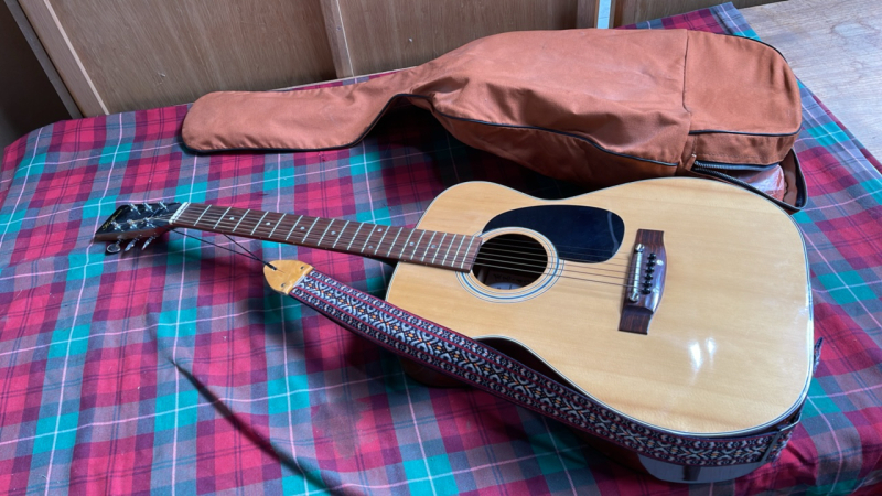 CASED GUITAR