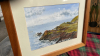 W C PAINTING-NORTHUMBRIAN COAST R WIGGINS - 2