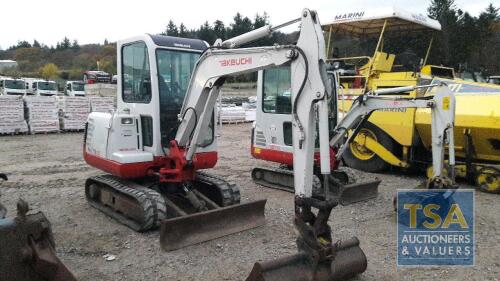 Takeuchi TB125, Year - 2000, 7497 hours, Plus VAT