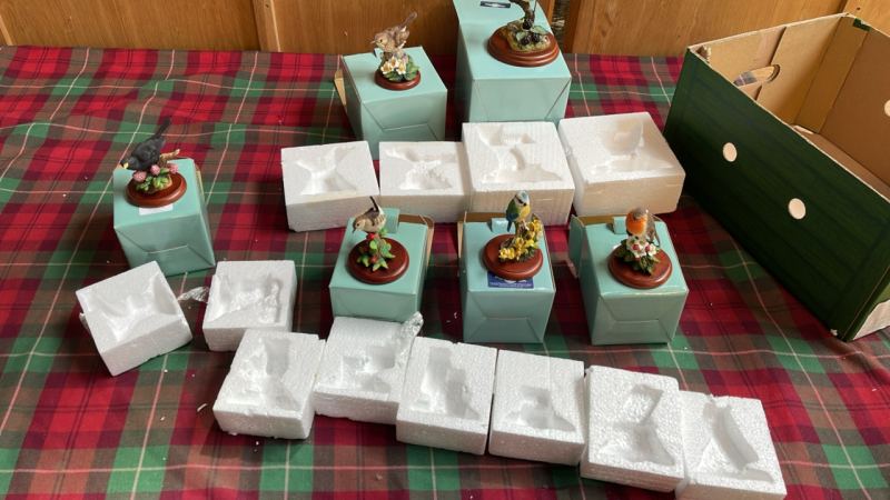 BOX 6 SMALL B F A BIRDS