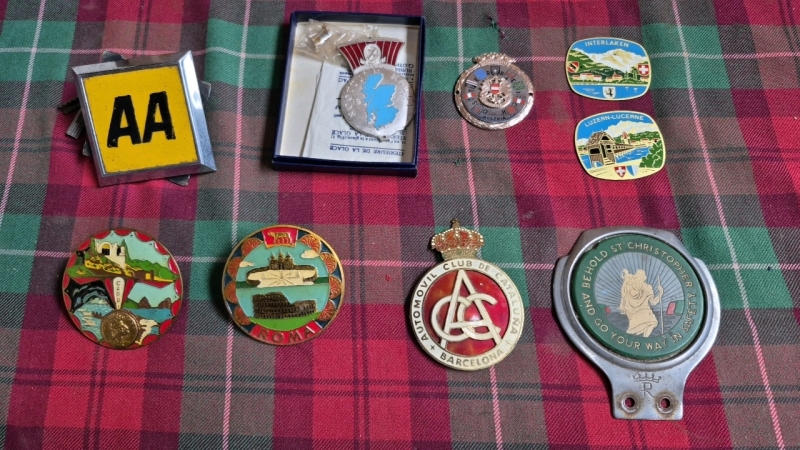 BOX CAR BADGES ETC