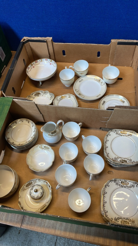 2 BOXES CHINA- MEITO & NORITAKE