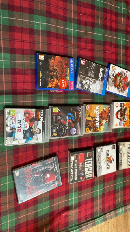 BOX PLAYSTATION GAMES