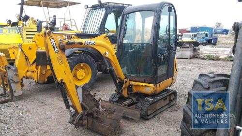 JCB 8014, Year 2011, 3575Hrs, 3 Buckets, NO VAT