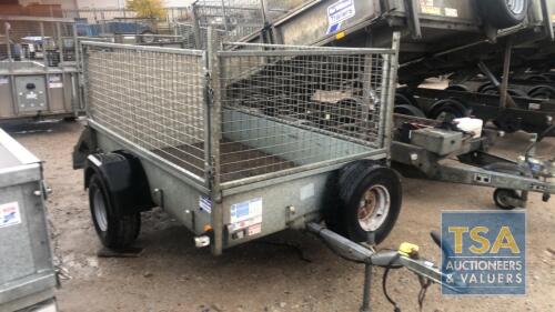 IFOR WILLIAMS P6E RAMP DOOR TRAILER WITH MESH SIDES