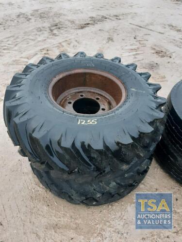 PAIR 11.5 X 80 X 15.3 WHEELS & TYRES