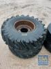 PAIR 11.5 X 80 X 15.3 WHEELS & TYRES