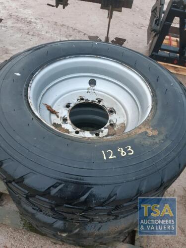 4 X FERNDALE SUPER SINGLE WHEELS & TYRES