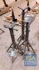 3 No. Metal Adjustable Stands - Various